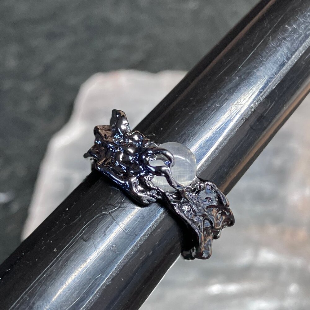 Moon And Clouds Adjustable Ring - image 5